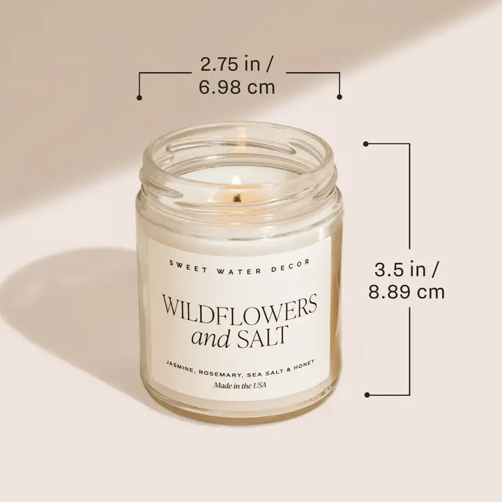 Love You 9 oz Soy Candle Lavender Label