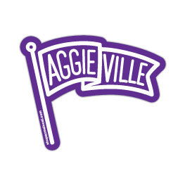 Aggieville Flag Sticker