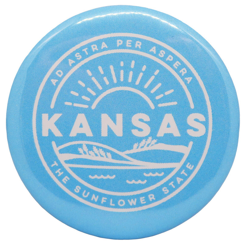 Kansas Seal Sky Blue Magnet