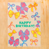 Birthday Bows Greeting Card