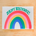 Birthday Rainbow Greeting Card