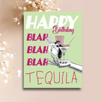 Blah Blah Blah Birthday Card