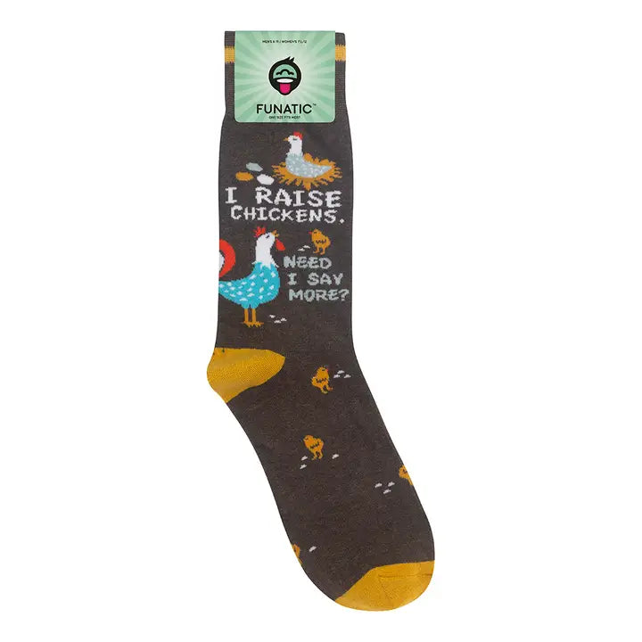 I Raise Chickens, Need I Say More Socks