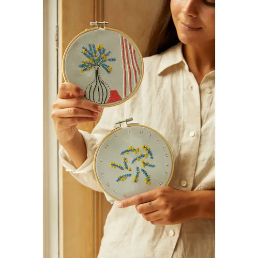 DMC The Mellow Mimosa Embroidery Duo Kit