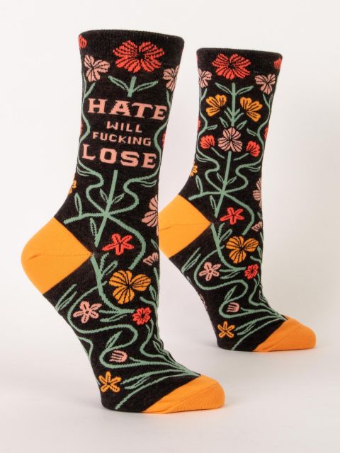 Hate Will Fucking Lose Women's Socks