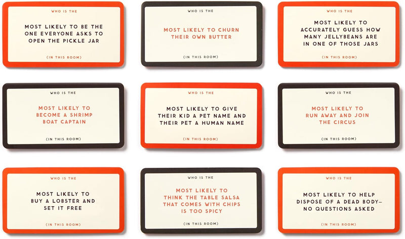 Brass Monkey Without A Doubt – Social Party Game with 200 Game Card Prompts to Nominate Players with Random Superlatives