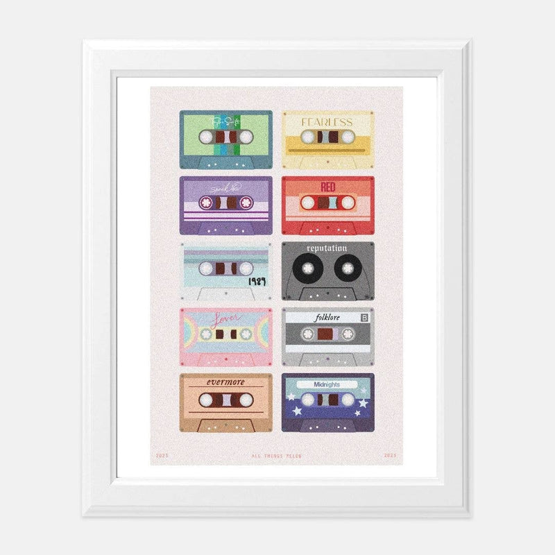 Taylor Swift Taylor's Cassette Art Print