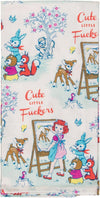 Cute Little F*ckers Dish Towel