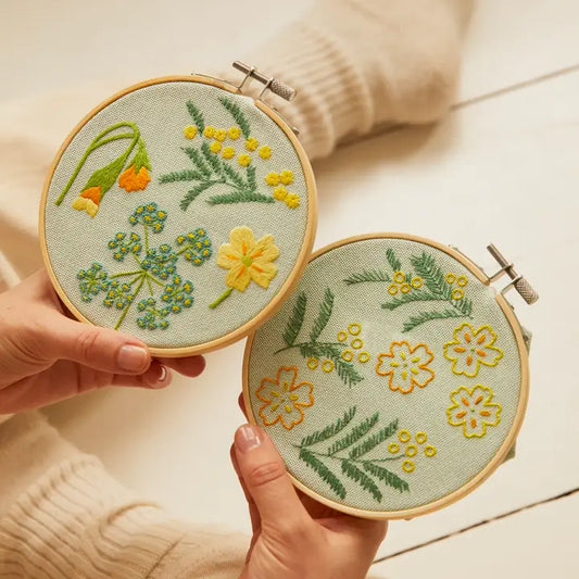 DMC Quiet Garden Embroidery Kit