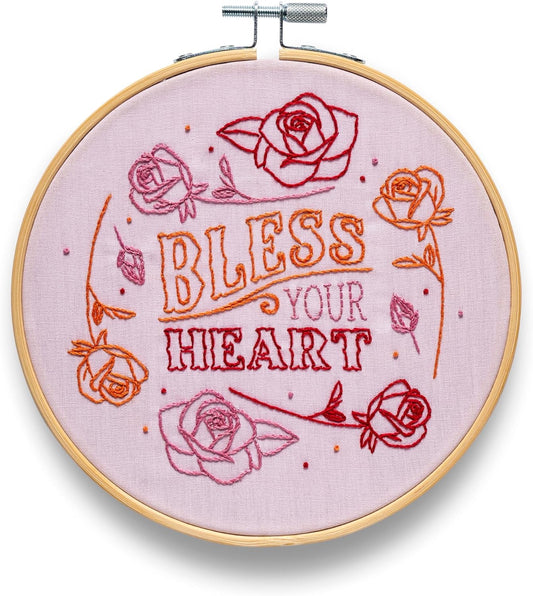 Bless Your Heart Embroidery Kit