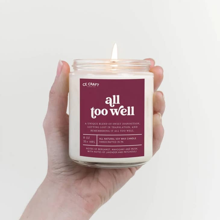 Candle All Too Well Scented