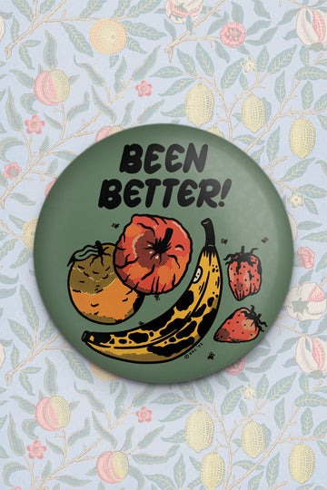 Stay Home Club Been Better (Fruit Plate) Magnet