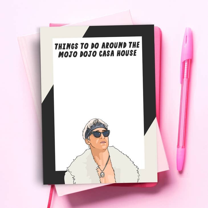 Barbie Ken Funny Notepad To Do Planner - Pop Culture Gift