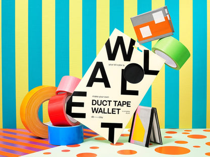 Duct Tape Wallet Kit (Black)