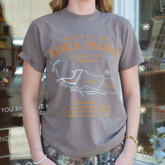 Trails Of the Konza Prairie Adult T-Shirt