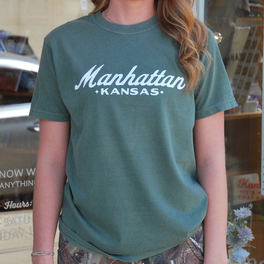 Manhattan Kansas T-Shirt Green