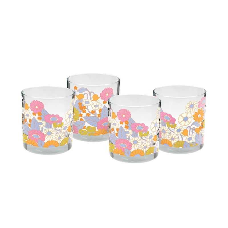 Delightful Rocks Glass Set - Gatherin Flowers