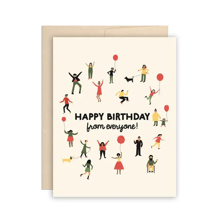 Happy Birthday from Everyone Card