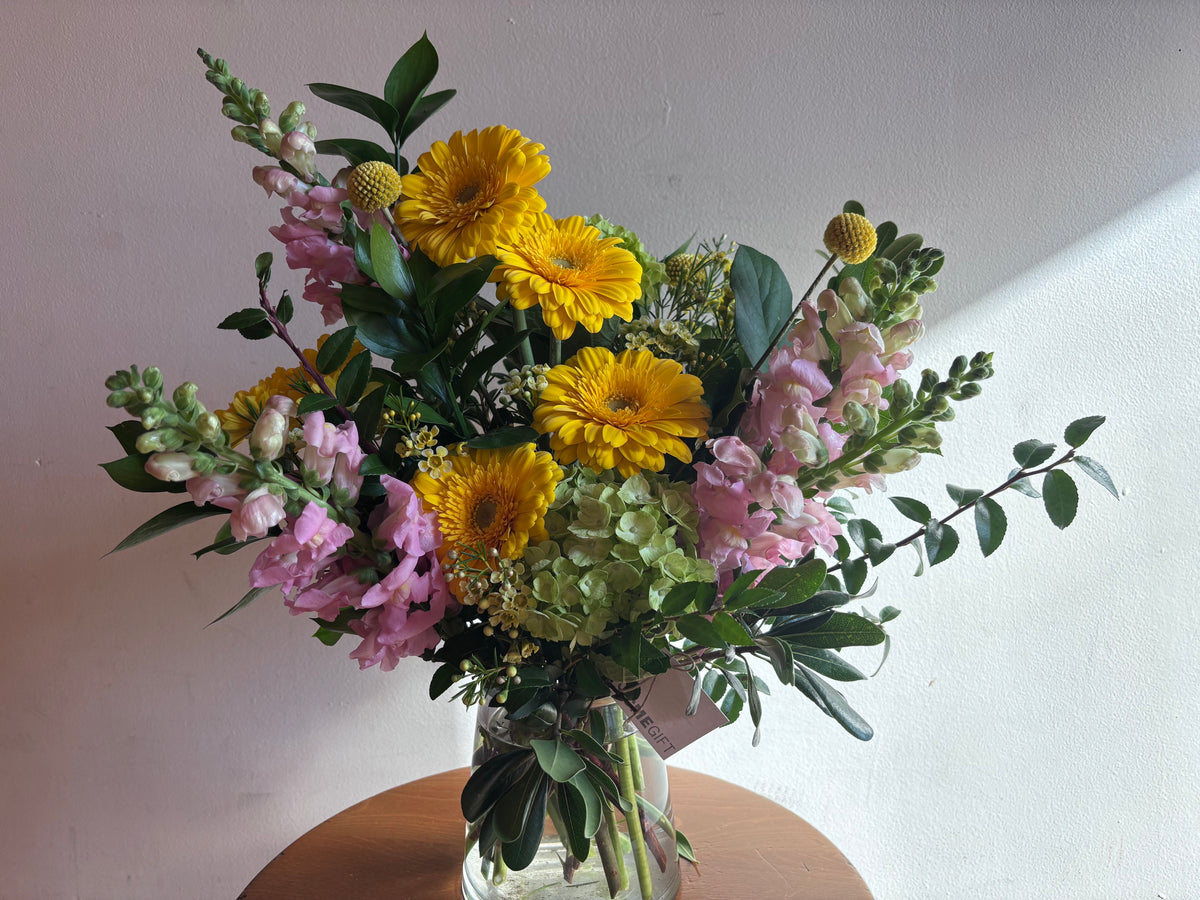 Bright and Poppy Floral Arrangement