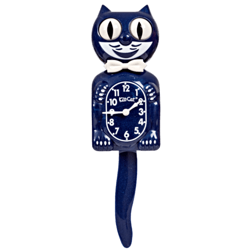 Galaxy Blue Kit Cat Klock