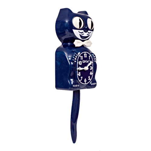 Galaxy Blue Kit Cat Klock