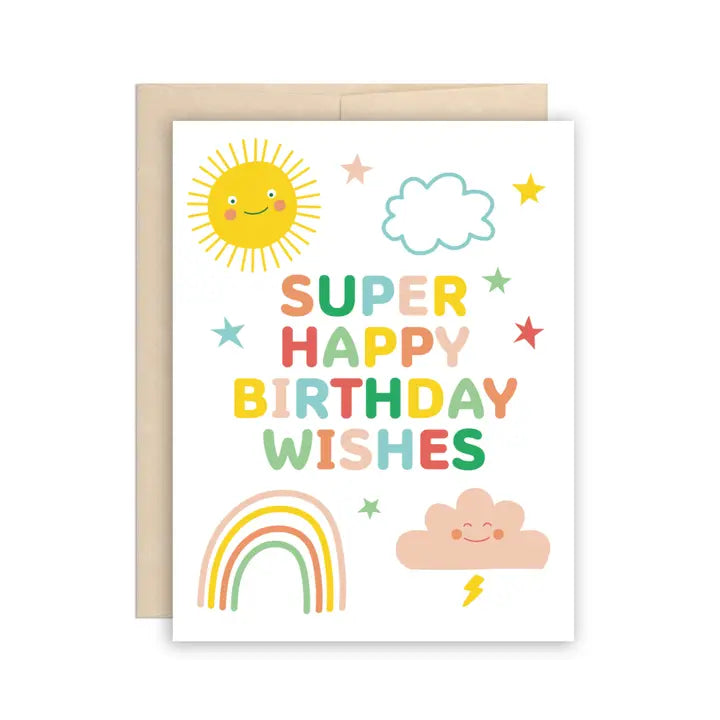 Super Happy Birthday Wishes Birthday Card