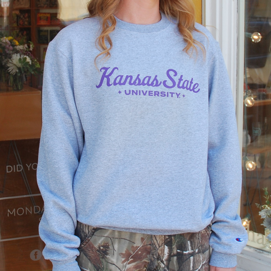 Kansas State University Sweatshirt Grey