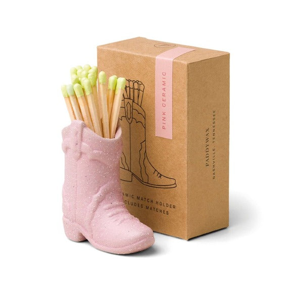 Cowboy Boot Match Holder - Pink