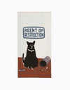 Agent of Destruction Dog Dish Towel