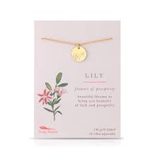 Botanical Necklace - Lily