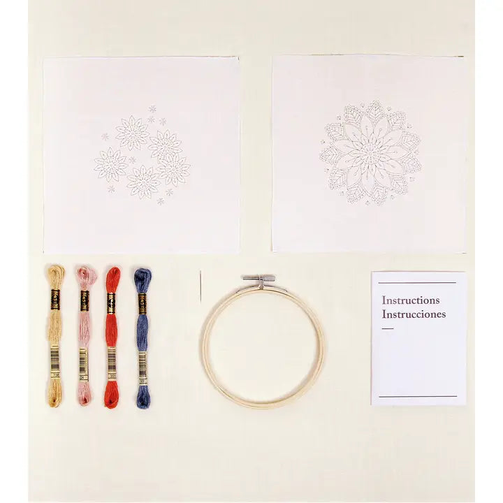 DMC Mindful Mandala Embroidery Kit