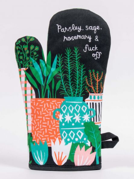 Parsley, Sage, Rosemary, and F*ck Off Oven Mitt