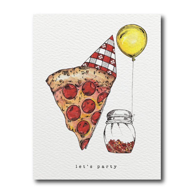 Pizza Party Card