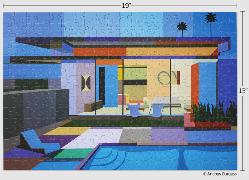 Palm Springs Mid-Century Architect - 250 Piece Puzzle