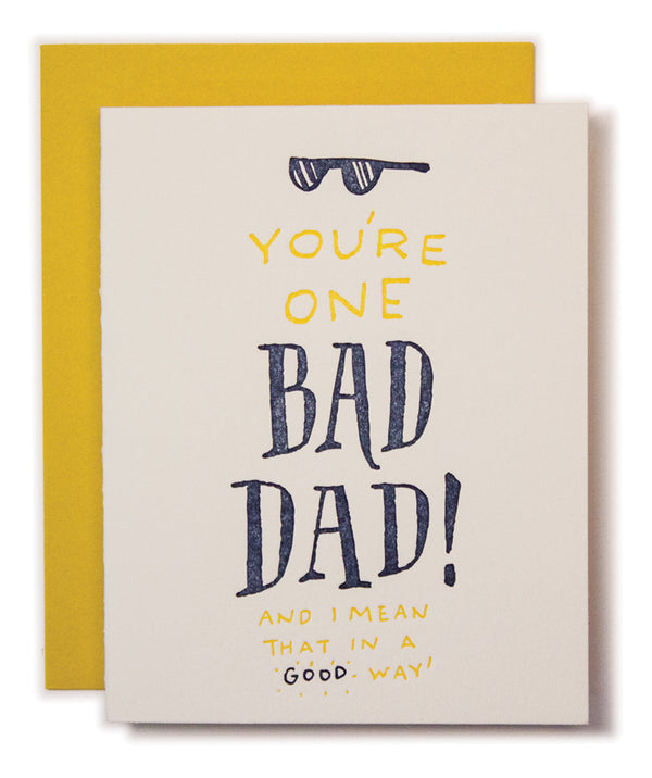 One Bad Dad, Card