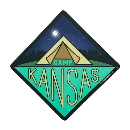 Camp Kansas Sticker