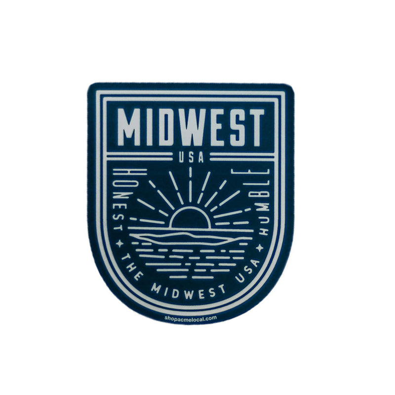 Midwest Humble Honest Badge Sticker