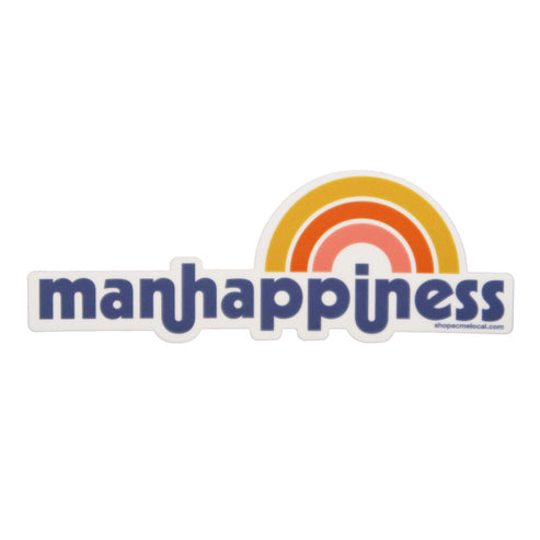 Manhappiness Rainbow Sticker