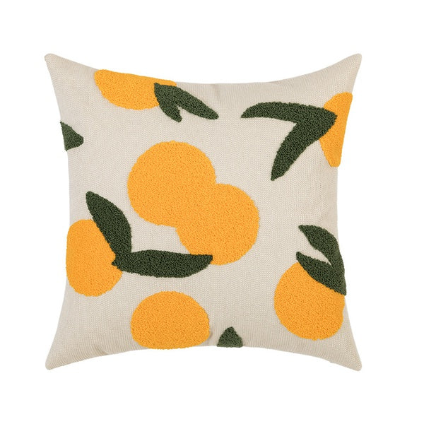 Lemon and Cream Pillow