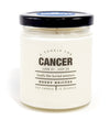 Whiskey River Cancer Astrology Candle