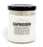 Whiskey River Capricorn Astrology Candle