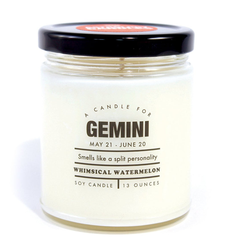 Whiskey River Gemini Astrology Candle