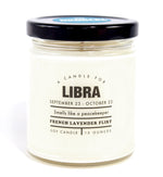 Whiskey River Libra Astrology Candle