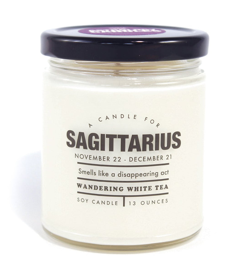 Whiskey River Sagittarius Astrology Candle
