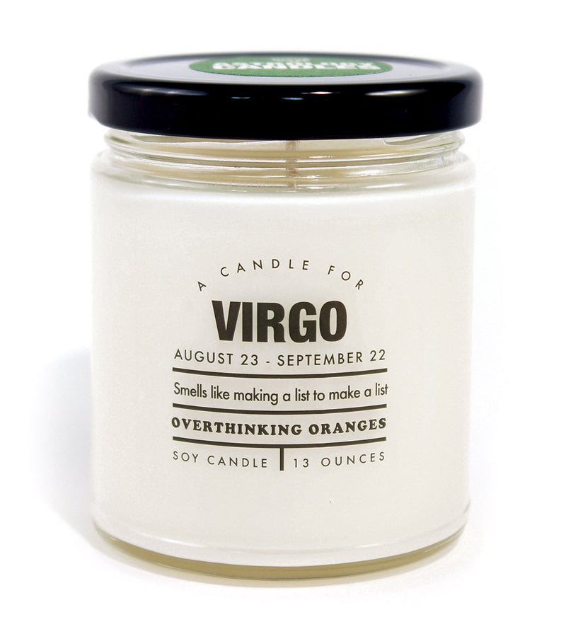Whiskey River Virgo Astrology Candle