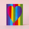 Rainbow Heart Greeting Card