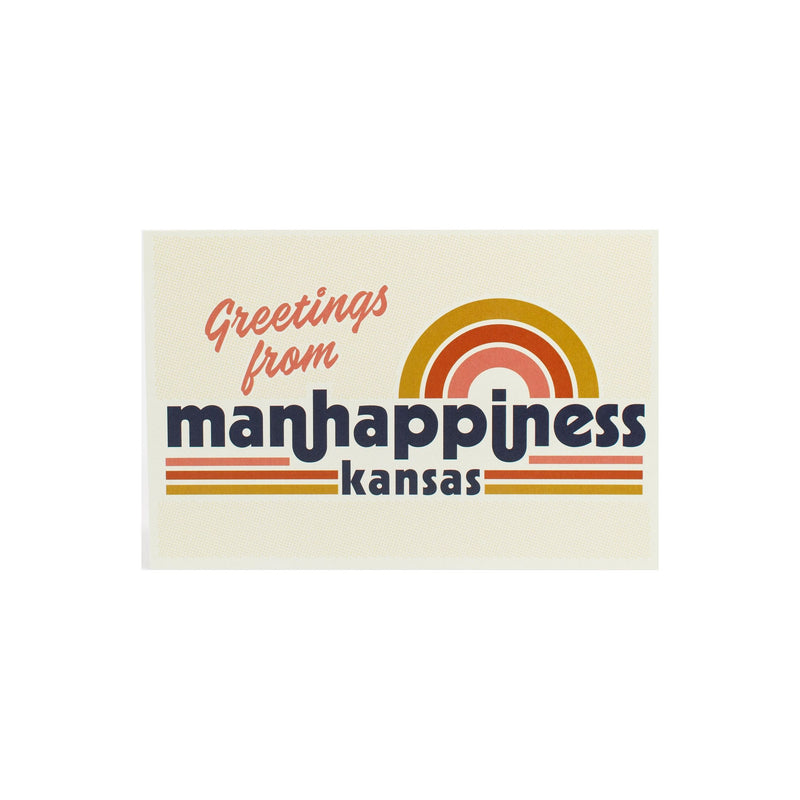 Greetings From Manhappiness! Postcard