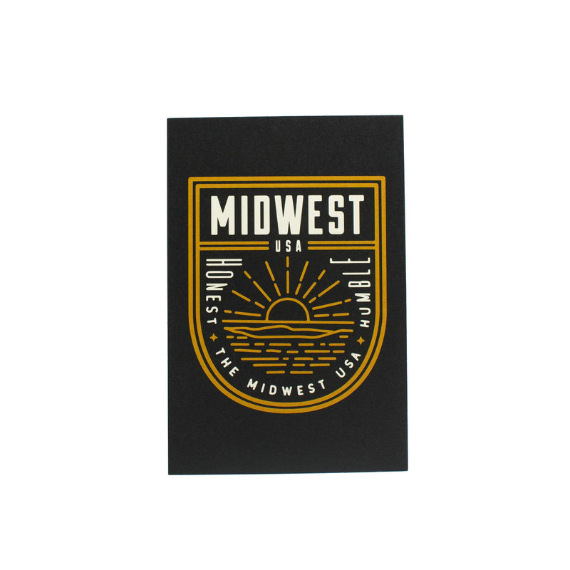 Midwest Badge Postcard