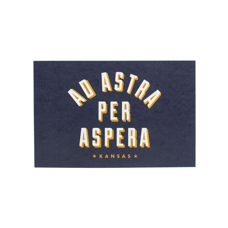Ad Astra Per Aspera Postcard