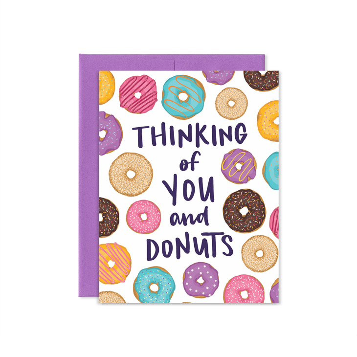 Thinking Of Donuts Card